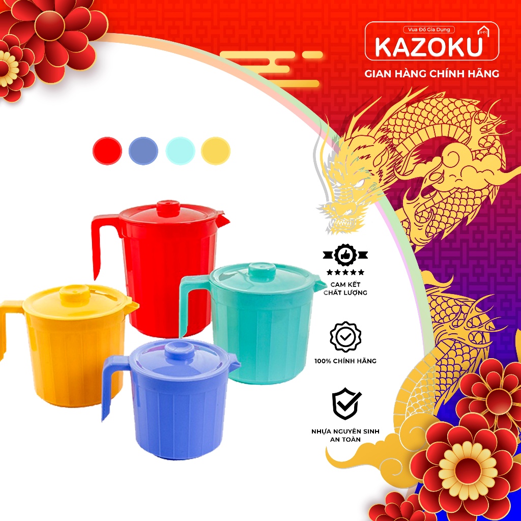 Ca Nước Truyền Thống Kazoku (Có Thông Số Kỹ Thuật)- [CX, CN, CL, CD] - Vua Đồ Gia Dụng Kazoku