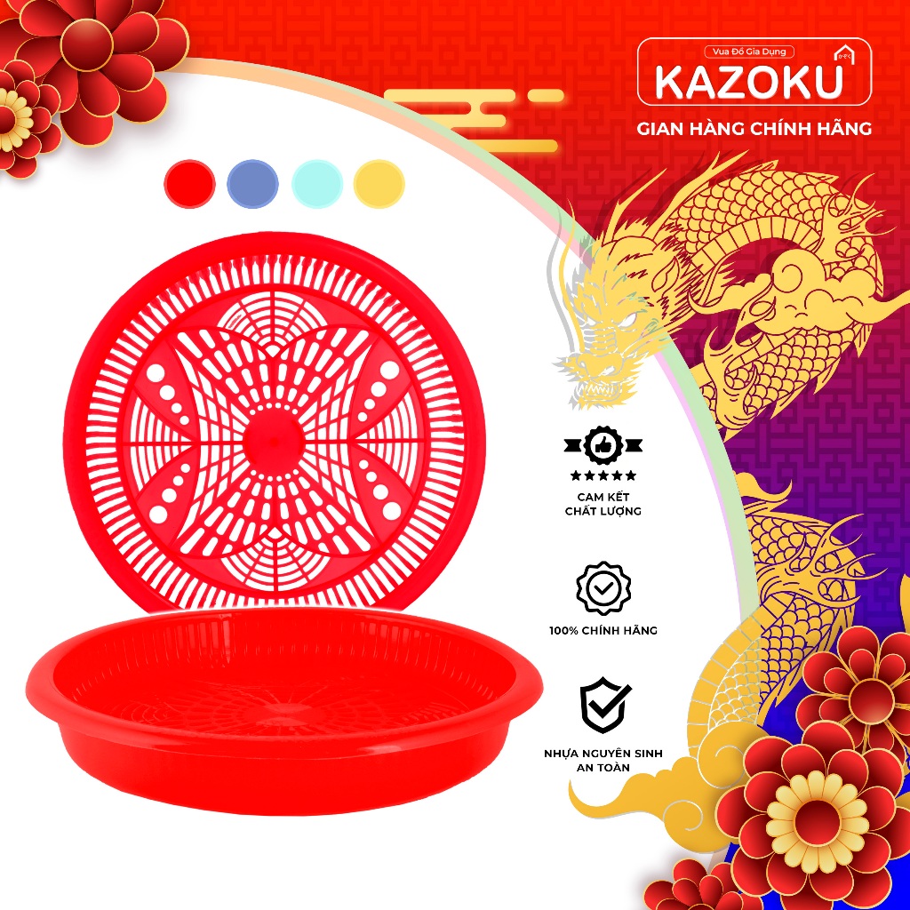 Úp Ly Tròn Hình Cánh Bướm - Đỏ Cam Vàng Dương Ngọc Chuối - Kazoku [TDULT]