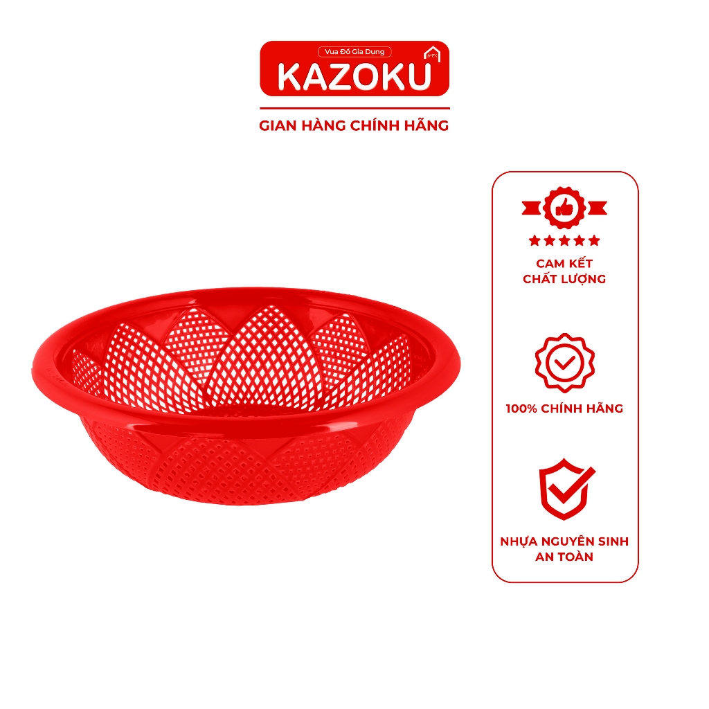 Rổ hình Bông Sen - 20cm/24cm/28cm/32cm/36cm/38cm - Đỏ/ Dương/ Chuối/Vàng/ Cam/ Ngọc - [TDRS]