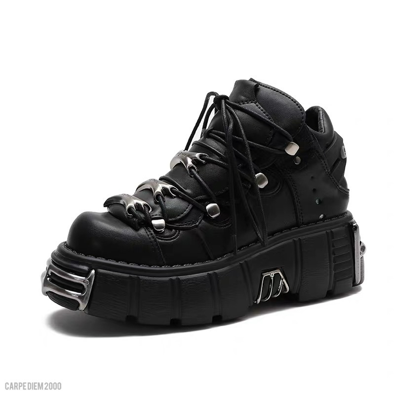 CyberSonic-931 Shoes - Giày da thiết kế kim loại unisex nam nữ. Phong ...