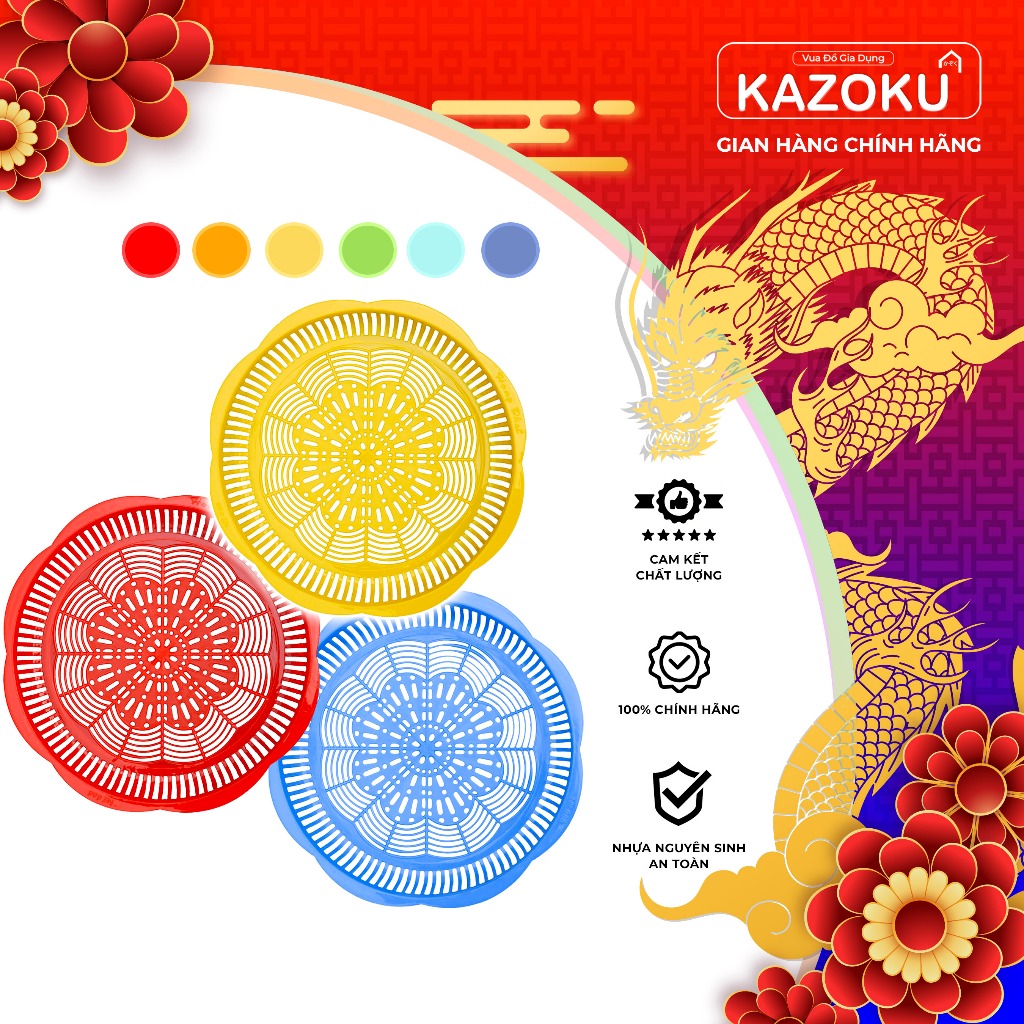 Rổ Cạn Hình Bông Mai Siêu Dễ Thương - [HPRC] - Vua Đồ Gia Dụng Kazoku