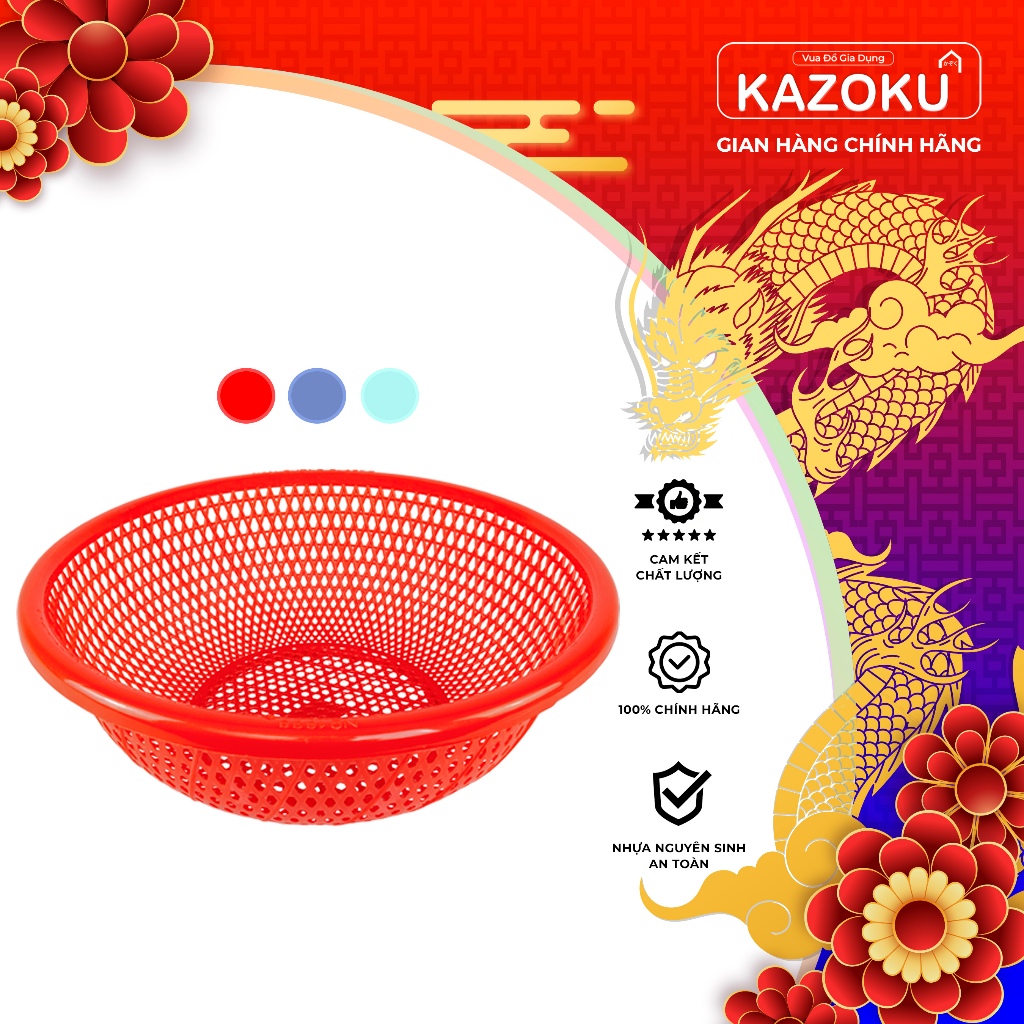 Rổ tròn Nhựa Nam Dương (Kích Cỡ 20cm/24cm/28cm/32cm/36cm) - [R]
