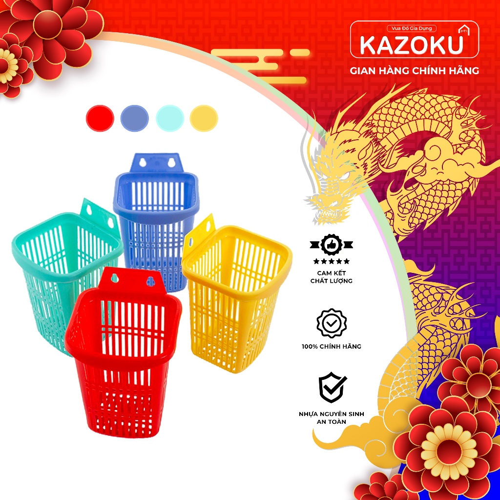 Ống đựng đũa nhựa - SIZE NHỎ - [HPODCN] - Vua Đồ Gia Dụng Kazoku