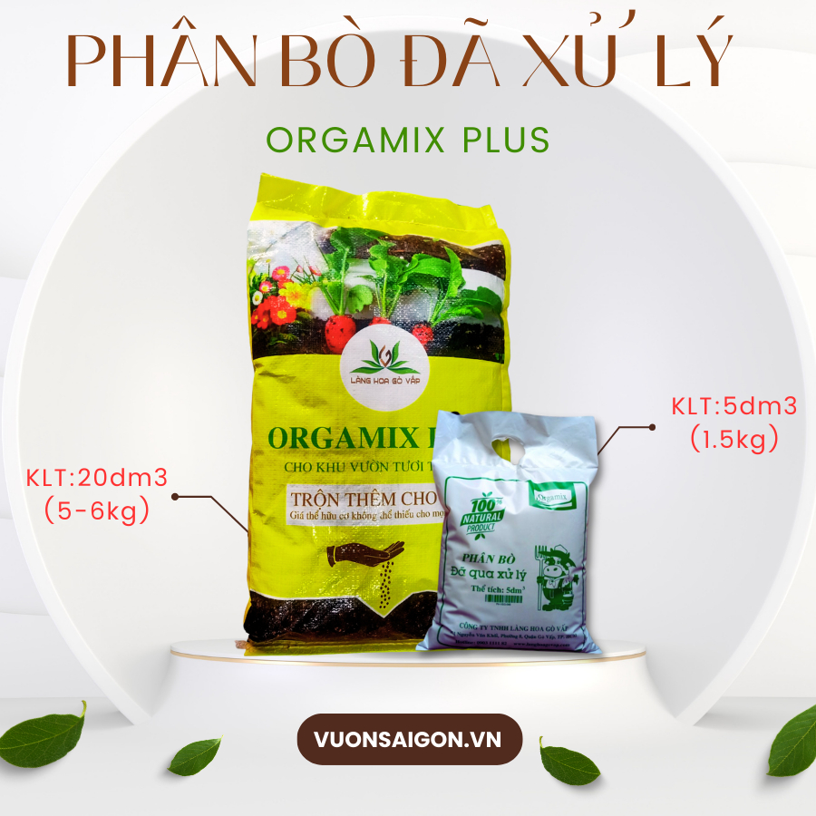 Phân bò Orgamix đã xử lý, ủ hoai mục 2