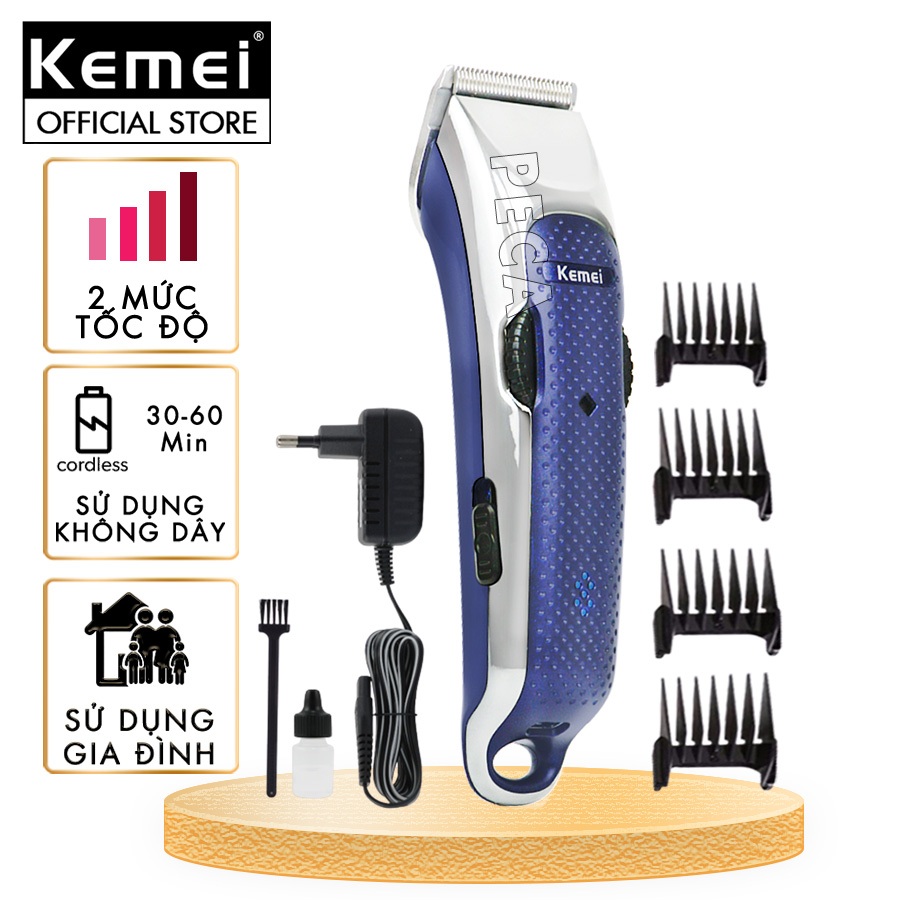 Ảnh Tông đơ cắt tóc dành cho gia đình và salon Kemei KM-5020 có thể điều chỉnh lưỡi điều chỉnh 2 mức tốc độ 1