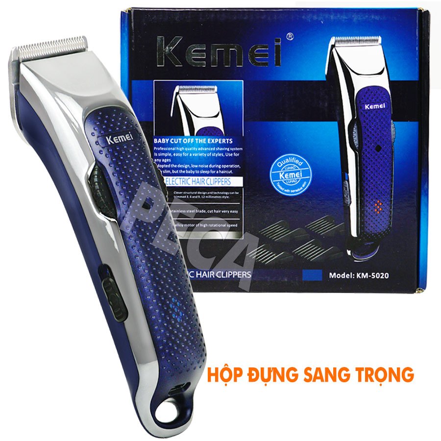 Ảnh Tông đơ cắt tóc dành cho gia đình và salon Kemei KM-5020 có thể điều chỉnh lưỡi điều chỉnh 2 mức tốc độ 4