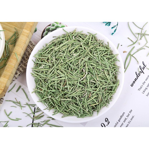 100g Trà Lá hương thảo Rosemary sấy lạnh xanh, đẹp, thơm
