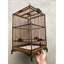 lồng chim hút mật chân quỳ hoa văn 25*40 gỗ muồng nan tre bền chắc đẹp- combo đủ phụ kiện shop