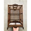 lồng chim hút mật chân quỳ hoa văn 25*40 gỗ muồng nan tre bền chắc đẹp- combo đủ phụ kiện shop