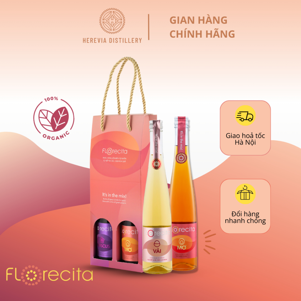 Rượu Vang Quả Nhẹ Độ Lên Men Từ Gạo 14,5% - 375ML, Rượu Trái cây Lên ...