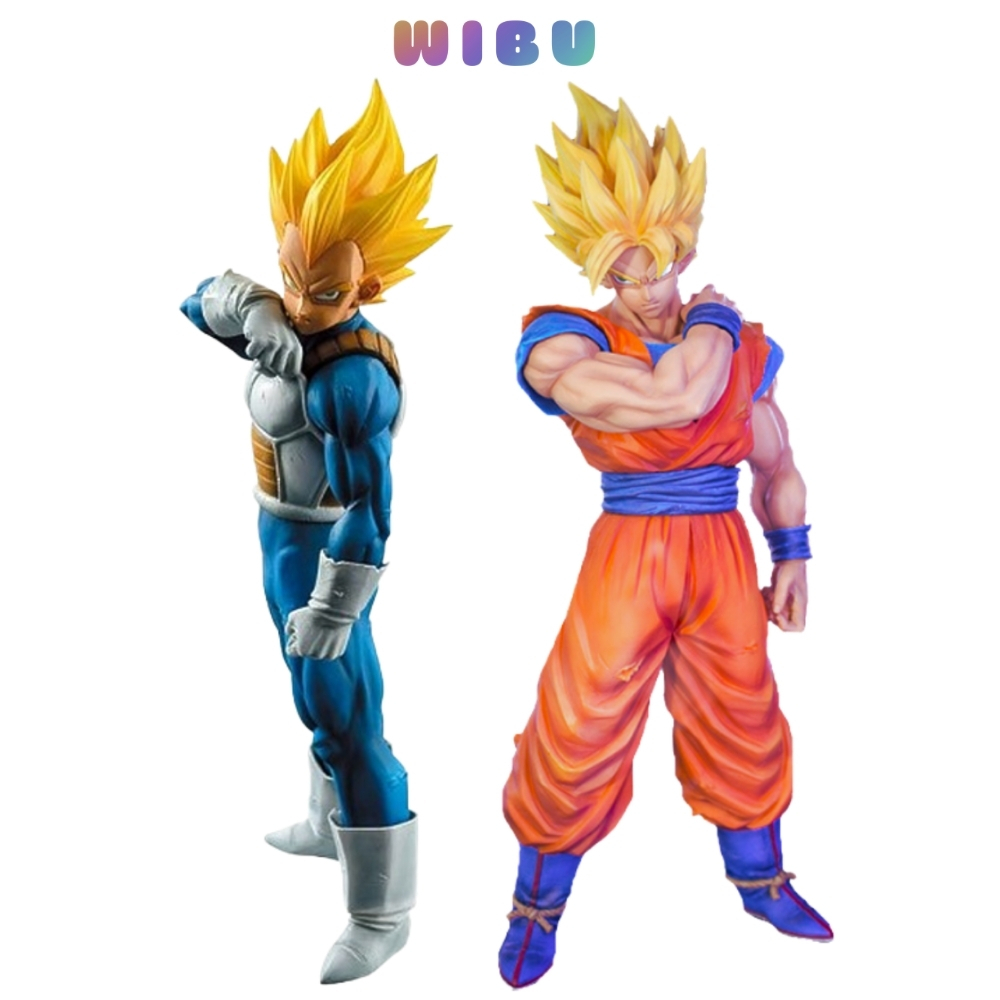 Mô hình Dragon Ball SonGoku vs Vegeta super saiyan siêu đẹp siêu rẻ cao  20cm - figure mô hình 7 viên ngọc rồng