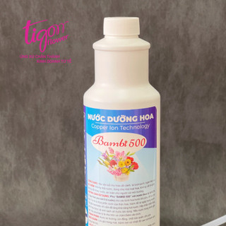 CHAI 900ML NƯỚC DƯỠNG HOA BAMBI - không cần thay nước hoa thường xuyên, hoa tươi lâu hơn và không hôi nước
