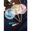 Quạt Tròn Cổ Trang Vải Lụa Thêu Hán Phục cosplay có tua rua chụp hình xinh xắn phụ kiện