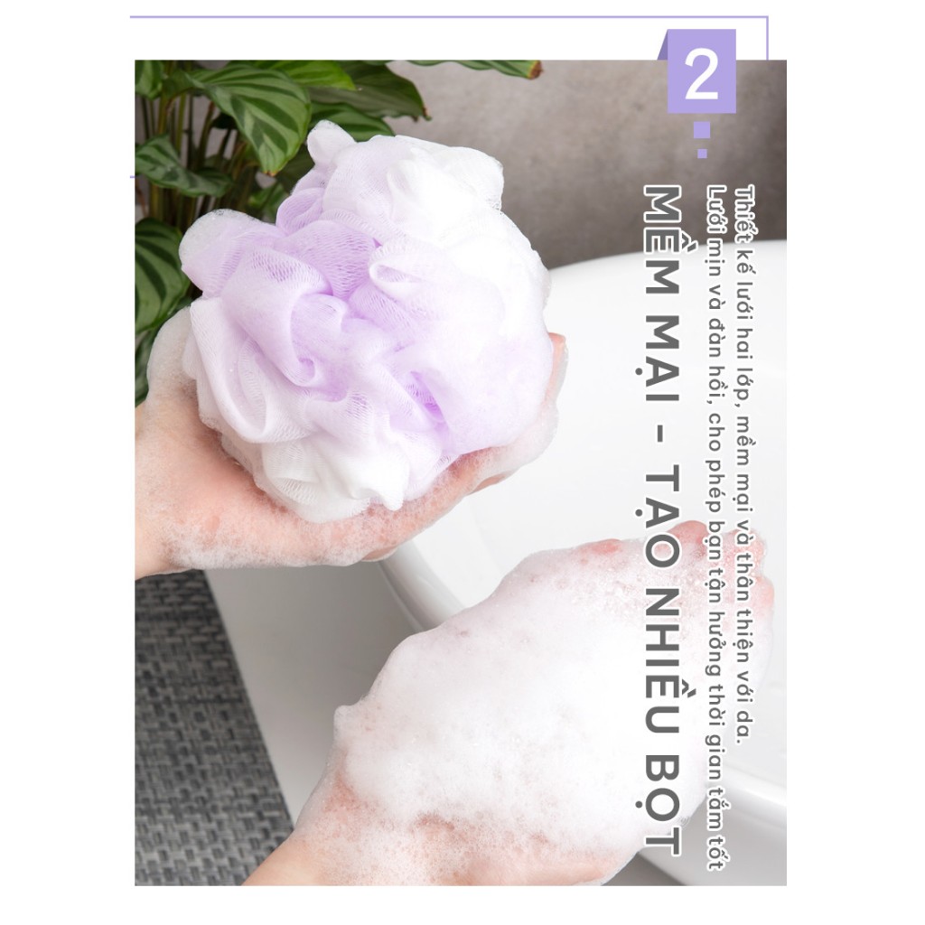 Ảnh Bông Tắm MyJae Đa Năng Mềm Mại Tiện Lợi 2