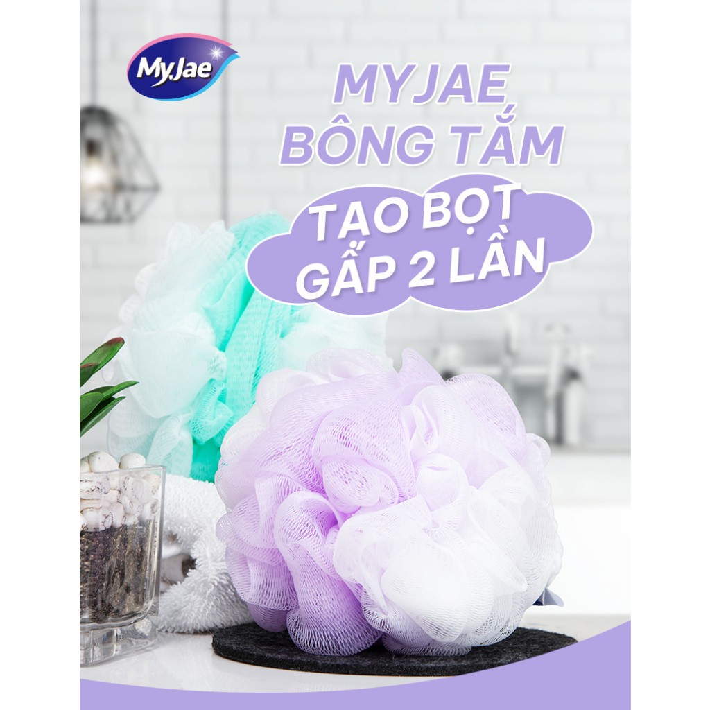 Ảnh Bông Tắm MyJae Đa Năng Mềm Mại Tiện Lợi 1