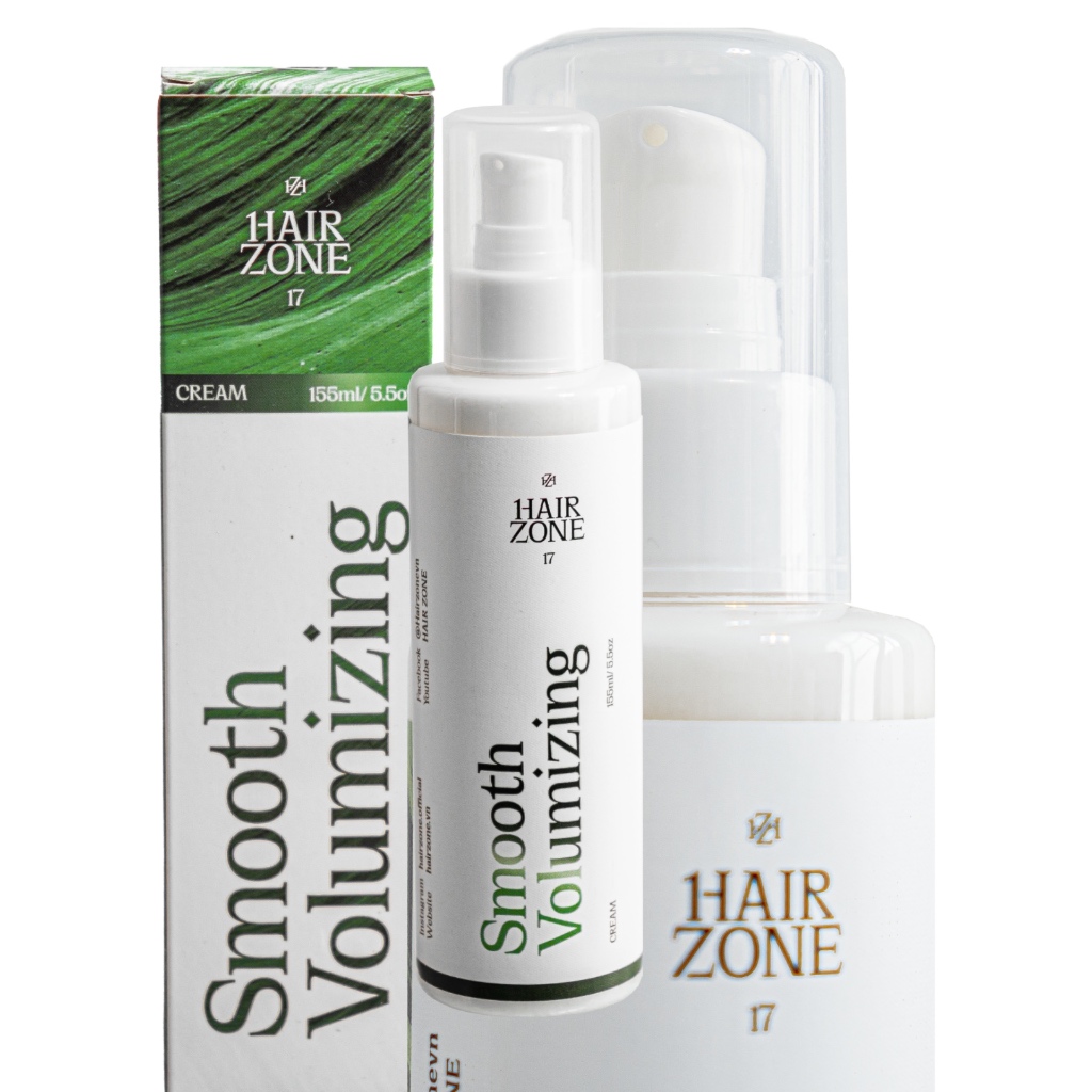 [HAIRZONE] Kem Tạo Phồng Dưỡng Ẩm Smooth Volumizing Cream 155ml | Giữ Nếp Tự Nhiên, Làm Mượt Suốt 12h | Hàng chính hãng