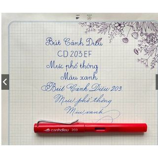 Bút luyện chữ đẹp, Cánh diều CD 203 EF , ngòi siêu bền êm trơn