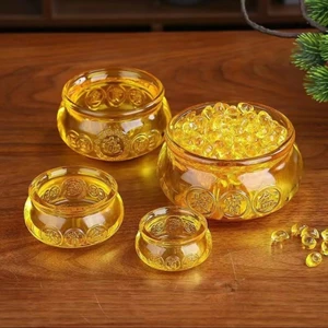 Bát Tụ Bảo Thỏi Vàng Kim Nguyên Bảo , Bát Tụ Bảo Đầy Vàng nhiều kích thước 8cm 6cm