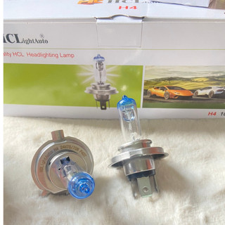 Hộp 10 Bóng đèn pha ô tô, bóng H4 HCL điện 12v /24v