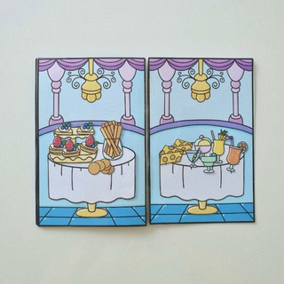 Bữa tiệc của hoàng tử vs công chúa - Búp bê giấy Pighandmade