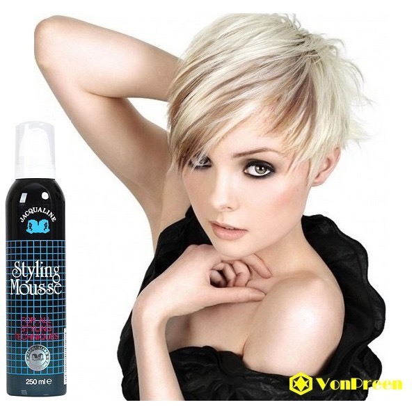 Mousse-Keo Xịt Tóc Jacqualine Hair Spray 400ml Tạo Độ Cứng Và Giữ Nếp Tự Nhiên Cho Tóc.