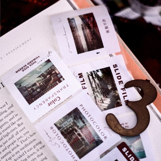 Băng keo sticker chiết JR trang trí junk journal phong cách vintage cổ điển