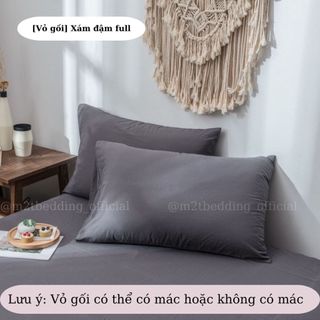 Vỏ gối nằm Cotton tici kích thước 50x70cm Không kèm ruột (1 chiếc)
