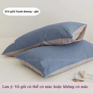 Vỏ gối nằm Cotton tici kích thước 50x70cm Không kèm ruột (1 chiếc)