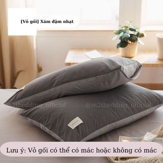 Vỏ gối nằm Cotton tici kích thước 50x70cm Không kèm ruột (1 chiếc)