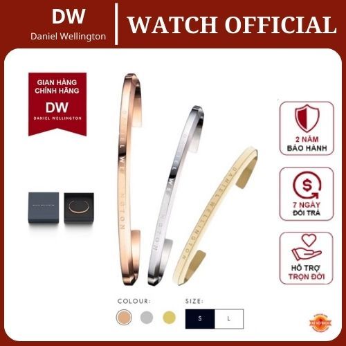 Ch nh H ng v ng eo tay Daniel Welington Classic Cuff V1 DW h ng