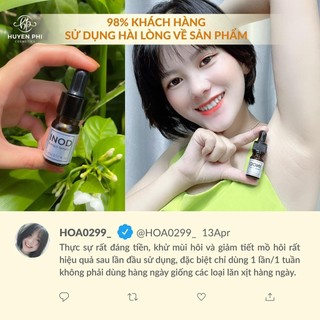 Inod Huyền Phi 5ml Giúp giảm hôi nách, hôi chân, mùi khó chịu trên cơ thể