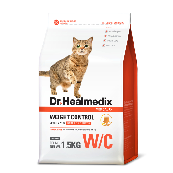 Thức Ăn Hạt Mèo Dr.Healmedix Hỗ Trợ Sỏi Thận, Đường Ruột - Tiêu Hóa, Kiểm Soát Cân Nặng | Túi 1.5kg