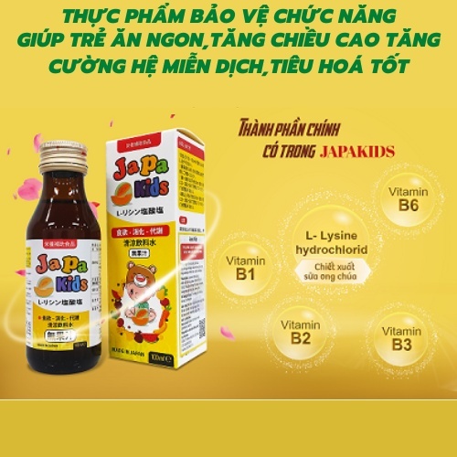 Combo 2 hộp Sirro ăn ngon Nhật bản JAPA KISD 100ml. Giúp bé ăn ngon ngủ khoẻ tiêu hóa tốt