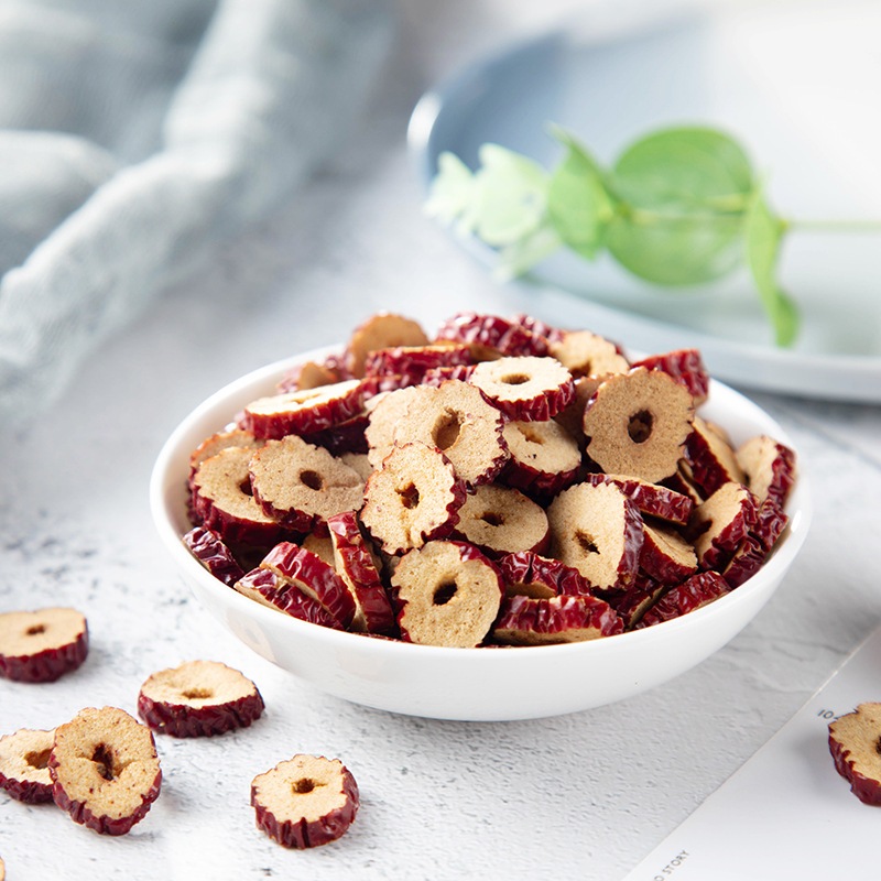500g Táo đỏ Cắt lát Thái lát sấy khô giòn rụm, ngọt ngon làm trà giúp bổ máu, đẹp da