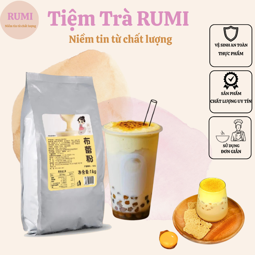 Bột kem trứng cô gái gói 1kg_bột kem trứng cô gái - Nhập chính nghạch, bao  bì tiếng việt | Shopee Việt Nam