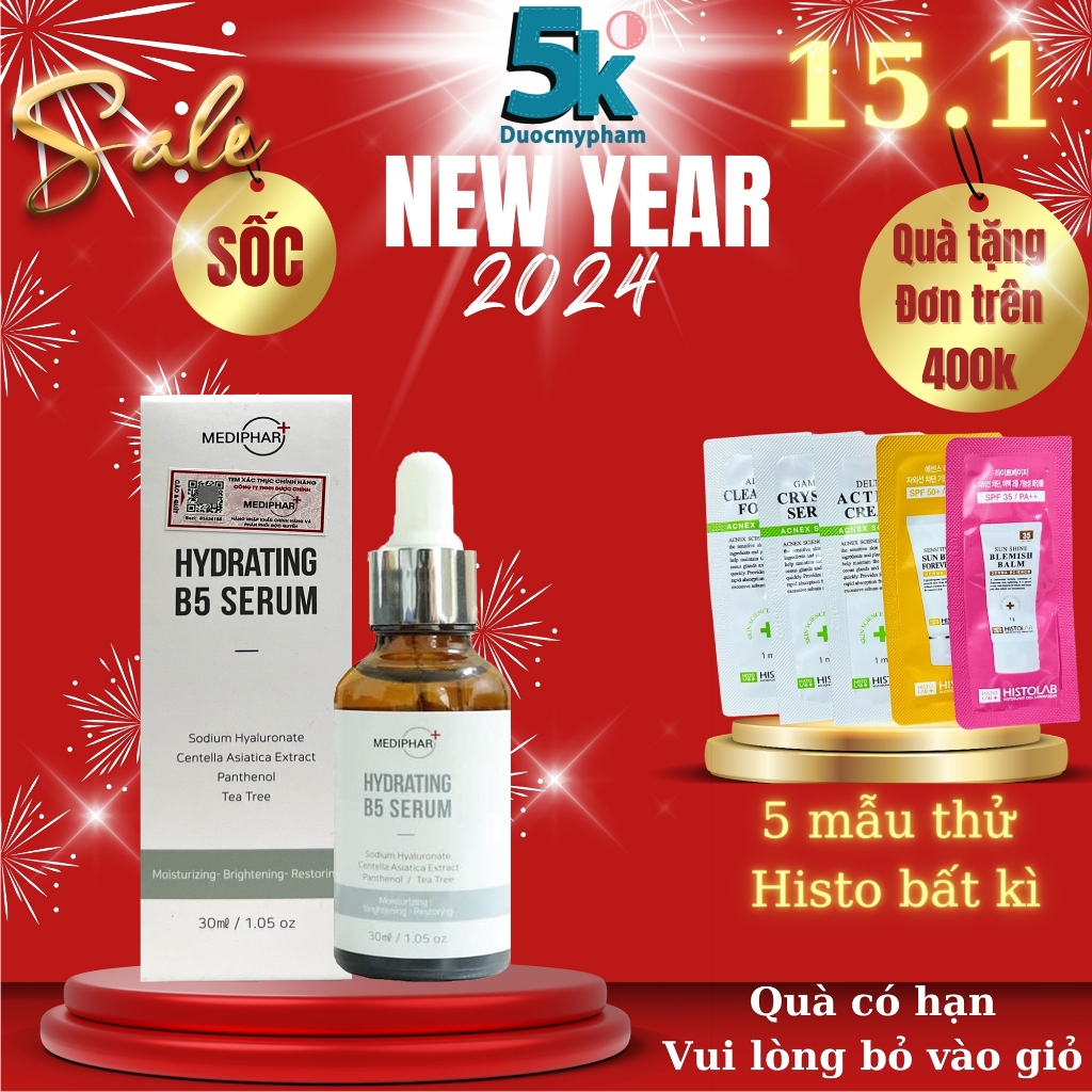 Serum B5 Mediphar & Drceutics B5 Basic - Tinh Chất Dưỡng ẩm, Làm Sáng ...