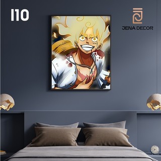 Tranh One Piece tráng gương đầy đủ nhân vật