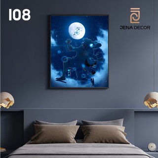 Tranh One Piece tráng gương đầy đủ nhân vật