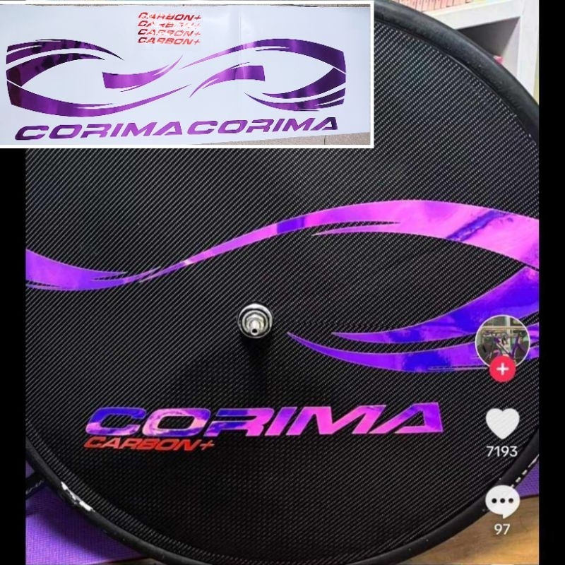 Tem dán CORIMA tím crom cao cấp, 3 lớp, chống nước, chống phai màu, dễ ...