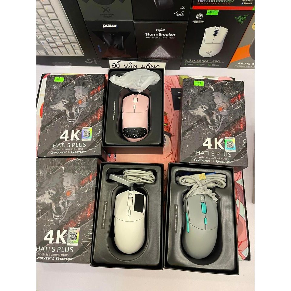 HATI PLUS 4K violet マウス本体