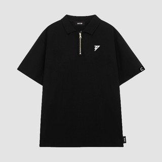 Áo Polo ZIP Local Brand Unisex LUCID LOGO Cao Cấp Nam Nữ Tay Lỡ From Rộng Chất Cotton