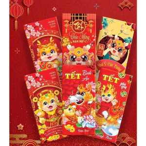 Bao 6 lì xì TẾT - mẫu ngẫu nhiên