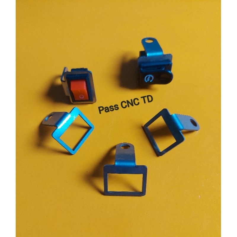 Pát Chữ L Gắn Công Tắc Trợ Sáng onf bập bênh Autopassing Xe Máy inox ...