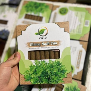 [combo 2 hôp] Thanh nhang ngải cứu Cát Cát nguyên chất 100%