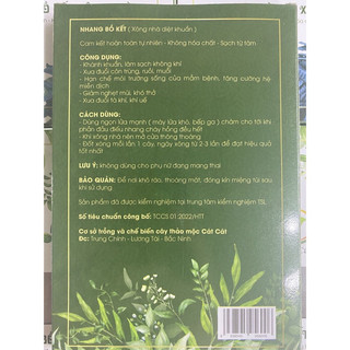 combo 2 hộp nhang bồ kết Cát Cát giúp làm sạch không khí, tẩy uế, trừ tà hương tự nhiên
