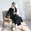 Váy đầm len dáng suông dài cổ cao 3 phân, váy ulzzang basic HÀNG Quảng Châu dày dặn hottrend Hàn Quốc (CÓ BIG SIZE) SP53