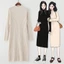 Váy đầm len dáng suông dài cổ cao 3 phân, váy ulzzang basic HÀNG Quảng Châu dày dặn hottrend Hàn Quốc (CÓ BIG SIZE) SP53