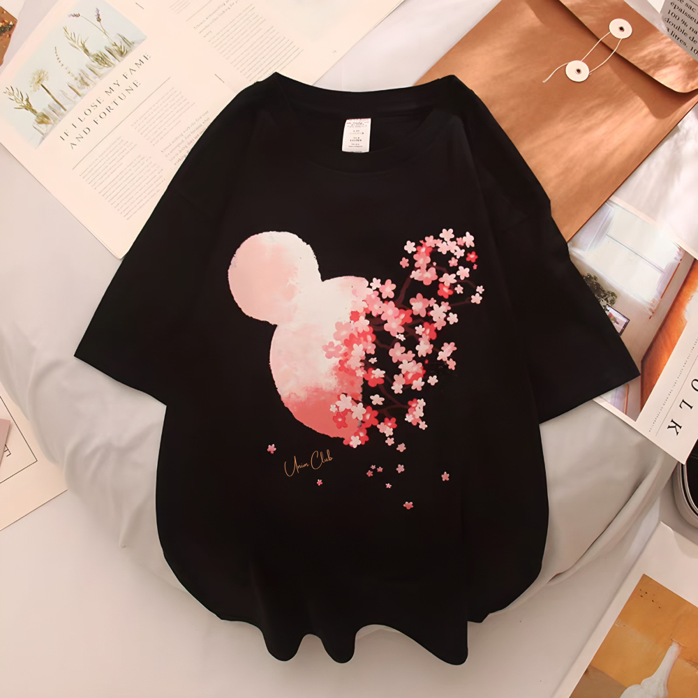[VẢI 250 GSM] Áo Thun Mickey Nhiều Màu Unisex Form Rộng 100% Cotton Định Lượng Vải 250 Gsm - APMK66