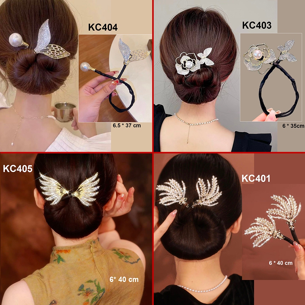 Ảnh GOTI Kẹp Cuốn Tóc Tạo Kiểu, Thanh Kẹp Tóc Búi Tóc Dự Tiệc Quà Tặng Cho Nữ 8/3 20/10 KC403 3