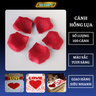 Cánh Hồng Lụa DC PARTY Gói 100 Cái Trang Trí Phòng Tân Hôn Siêu Đẹp Và Lễ Cưới Giá Rẻ